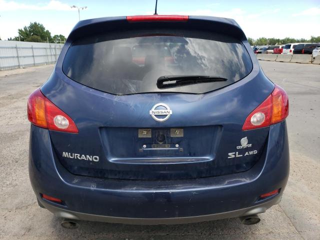 JN8AZ18W59W134056 - 2009 NISSAN MURANO S BLUE photo 6