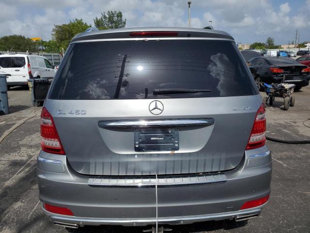 4JGBF7BE1BA661828 - 2011 MERZ GL 450 4MATIC SILVER photo 6