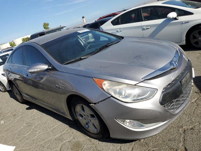 KMHEC4A43CA031419 - 2012 HYUNDAI SONATA HYBRID SILVER photo 4