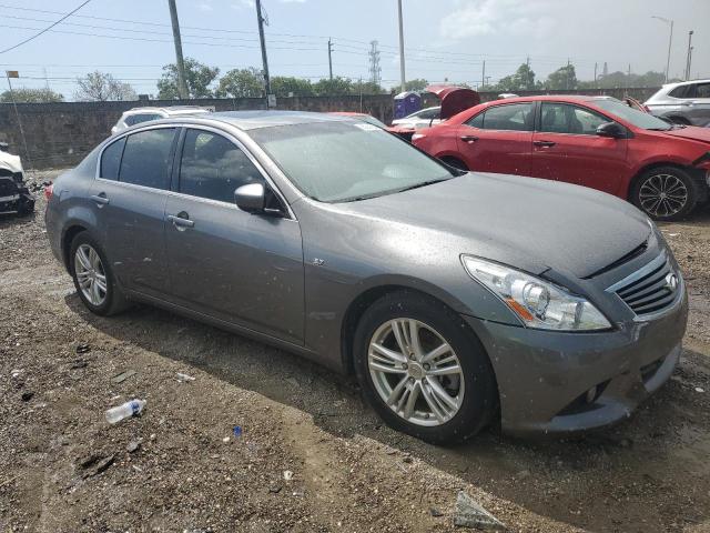 JN1CV6AP9FM502197 - 2015 INFINITI Q40 GRAY photo 4