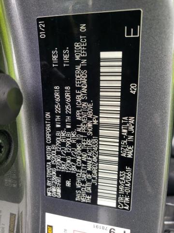 JTJGARDZ4M2248381 - 2021 LEXUS NX 300 BASE Gümüş foto 13