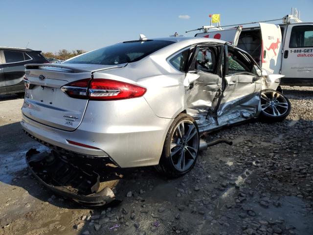 3FA6P0K93KR253940 - 2019 FORD FUSION TITANIUM SILVER photo 4