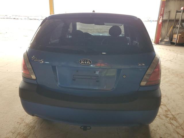 KNADE163276272340 - 2007 KIA RIO 5 SX BLUE photo 6