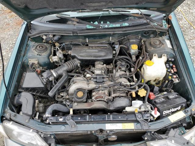 JF1SF6551WG709282 - 1998 SUBARU FORESTER S GREEN photo 11