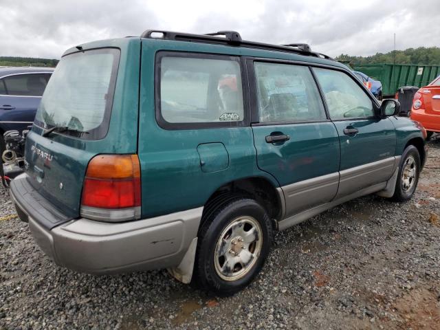 JF1SF6551WG709282 - 1998 SUBARU FORESTER S GREEN photo 3
