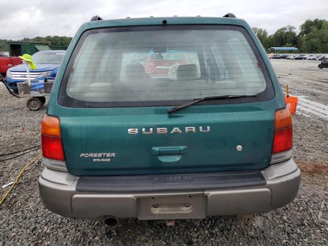 JF1SF6551WG709282 - 1998 SUBARU FORESTER S GREEN photo 6