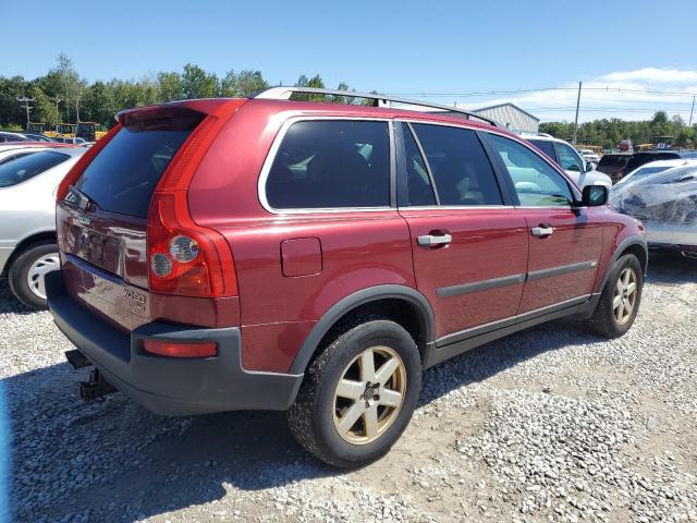 YV1CZ59HX41048706 - 2004 VOLVO XC90 MAROON photo 3