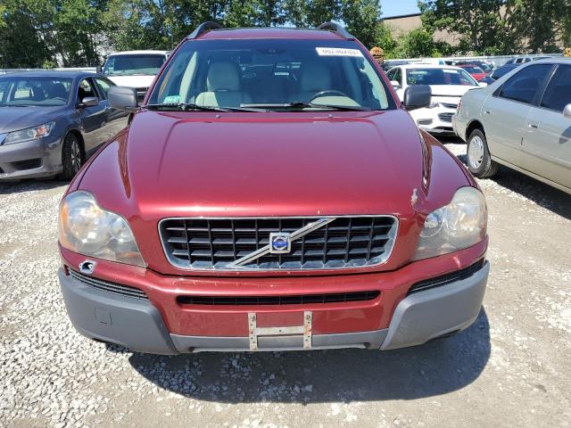 YV1CZ59HX41048706 - 2004 VOLVO XC90 MAROON photo 5