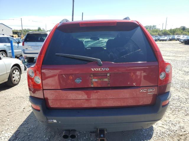 YV1CZ59HX41048706 - 2004 VOLVO XC90 MAROON photo 6