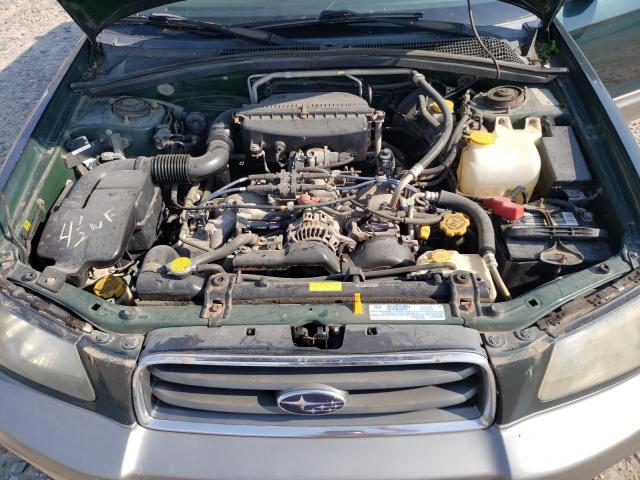 JF1SG65684H758654 - 2004 SUBARU FORESTER 2.5XS Зеленый фото 11