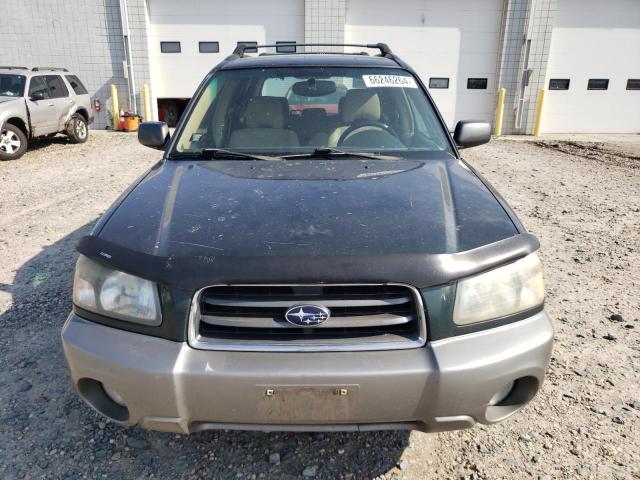 JF1SG65684H758654 - 2004 SUBARU FORESTER 2.5XS Зеленый фото 5