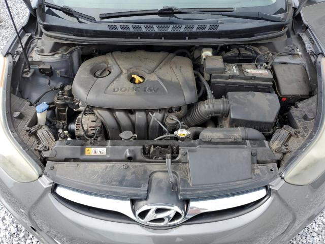 5NPDH4AE3DH436698 - 2013 HYUNDAI ELANTRA GLS GRAY photo 11