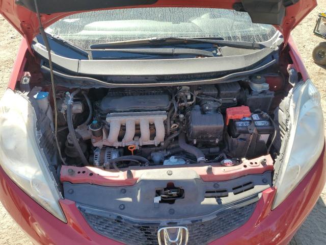 JHMGE8H51BS008368 - 2011 HONDA FIT SPORT RED photo 11