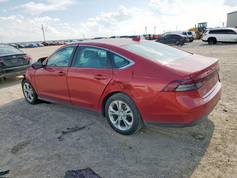 1HGCY1F2XPA043478 - 2023 HONDA ACCORD LX RED photo 2