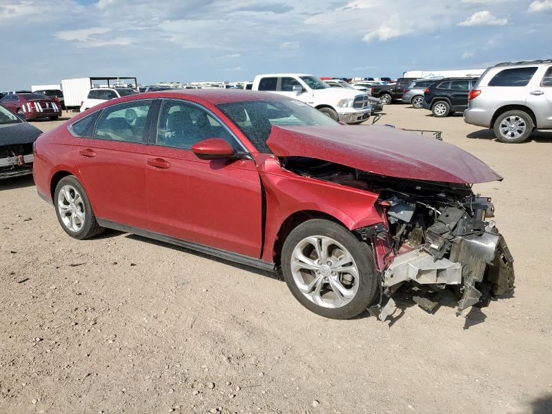 1HGCY1F2XPA043478 - 2023 HONDA ACCORD LX RED photo 4