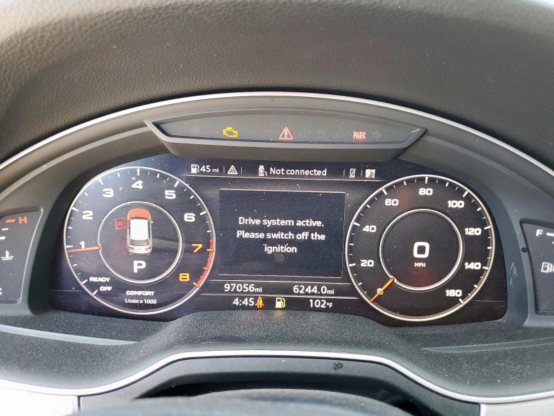 WA1LHAF71KD032588 - 2019 AUDI Q7 PREMIUM PLUS Weiß Foto 9