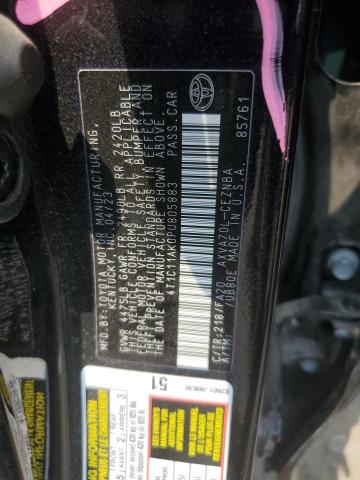 4T1C11AK0PU805883 - 2023 TOYOTA CAMRY LE BLACK photo 13