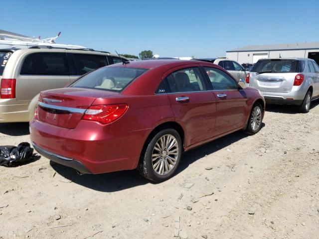 1C3CCBCG5CN109011 - 2012 CHRYSLER 200 LIMITED RED photo 3