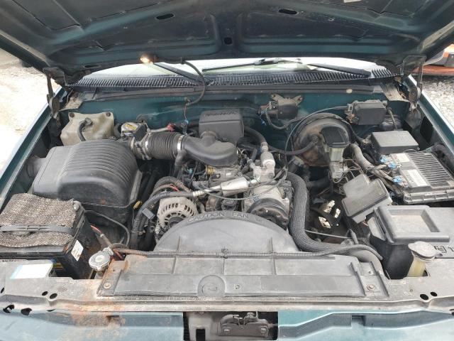 1GTEC19M1VE537821 - 1997 GMC SIERRA C1500 GREEN photo 11