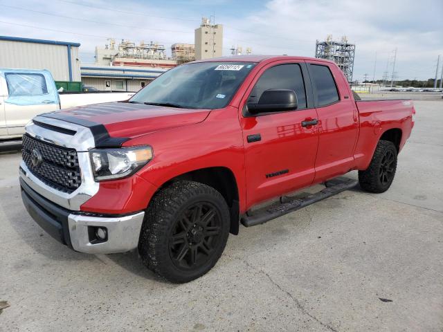 5TFRY5F17LX256645 - 2020 TOYOTA TUNDRA DOUBLE CAB SR/SR5 RED photo 1