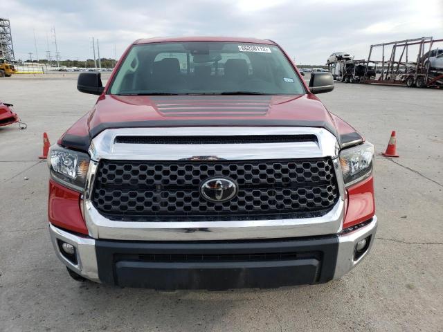 5TFRY5F17LX256645 - 2020 TOYOTA TUNDRA DOUBLE CAB SR/SR5 RED photo 5