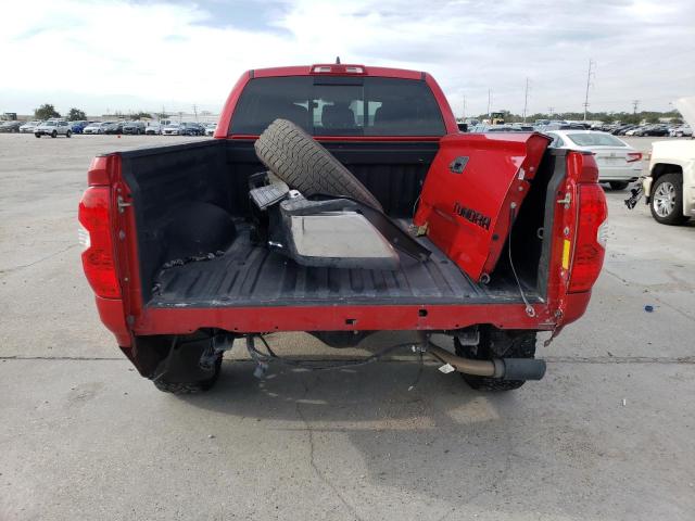 5TFRY5F17LX256645 - 2020 TOYOTA TUNDRA DOUBLE CAB SR/SR5 RED photo 6