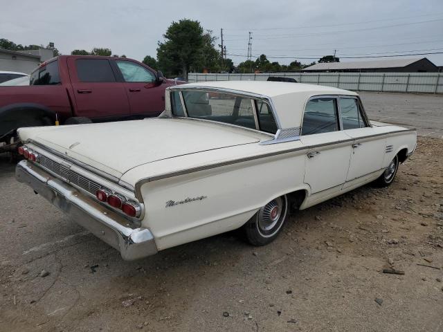 4W42Y551836 - 1964 MERCURY MONTCLAIR WHITE photo 3