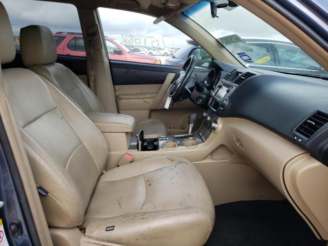 5TDZA3EH5DS032188 - 2013 TOYOTA HIGHLANDER BASE أزرق صورة 5