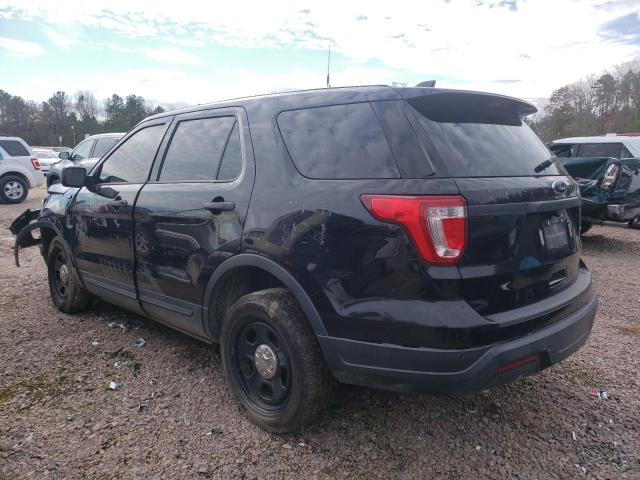 1FM5K8AR0KGB28112 - 2019 FORD EXPLORER POLICE INTERCEPTOR BLACK photo 2