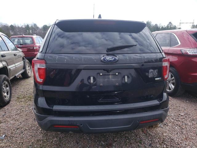 1FM5K8AR0KGB28112 - 2019 FORD EXPLORER POLICE INTERCEPTOR BLACK photo 6