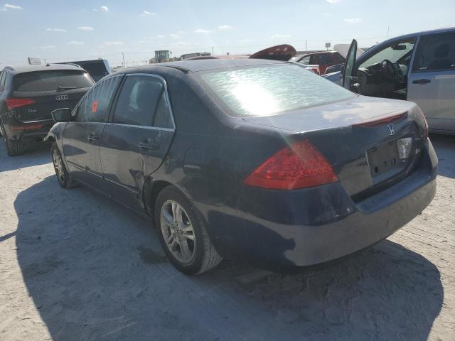 1HGCM56736A087934 - 2006 HONDA ACCORD EX BLUE photo 2