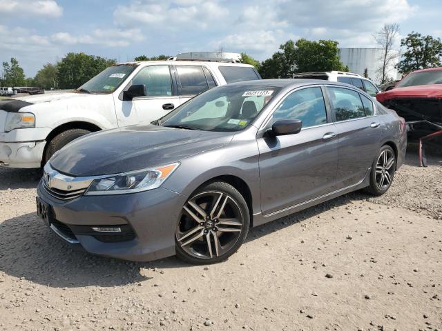 1HGCR2F13HA033757 - 2017 HONDA ACCORD SPORT SPECIAL EDITION GRAY photo 1