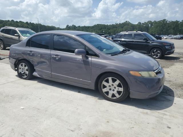 1HGFA165X6L129503 - 2006 HONDA CIVIC LX Gris foto 4