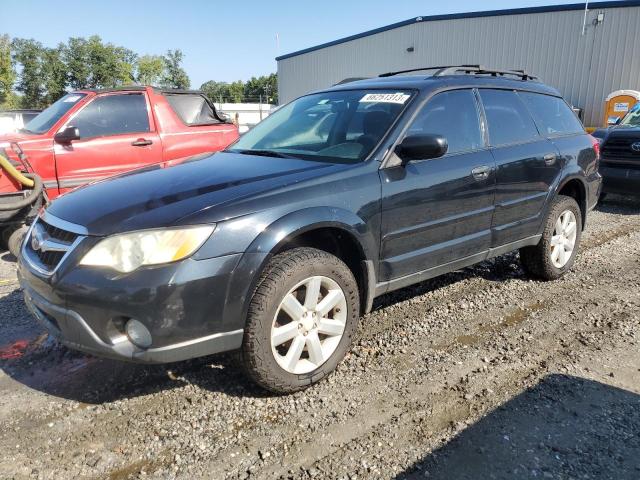 4S4BP61C297339259 - 2009 SUBARU OUTBACK 2.5I BLACK photo 1