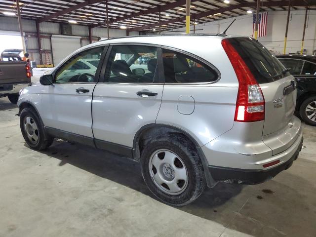 5J6RE3H35BL010138 - 2011 HONDA CR-V LX SILVER photo 2