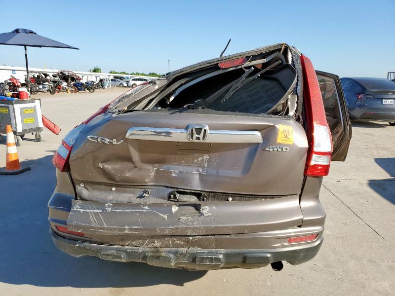 5J6RE4H74AL099322 - 2010 HONDA CR-V EXL 灰色 照片 6