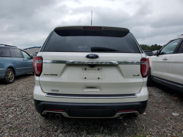 1FM5K8HT3JGB03852 - 2018 FORD EXPLORER PLATINUM WHITE photo 6