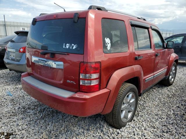 1J8GP58K98W182831 - 2008 JEEP LIBERTY LIMITED MAROON photo 3