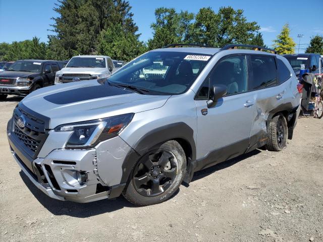 JF2SKAMC3NH472118 - 2022 SUBARU FORESTER WILDERNESS SILVER photo 1