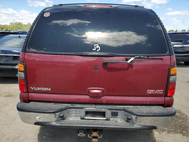 1GKEK13Z15J203890 - 2005 GMC YUKON BURGUNDY photo 6