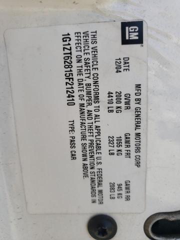 1G1ZT62815F212410 - 2005 CHEVROLET MALIBU MAXX LS 白色 照片 12