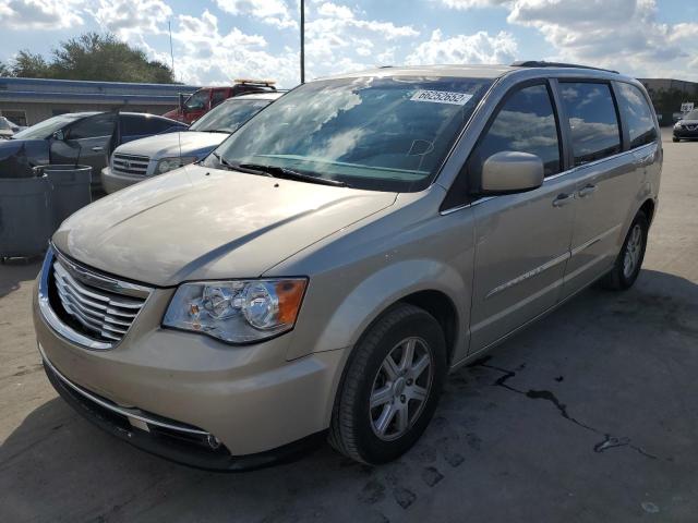 2C4RC1BG0CR327054 - 2012 CHRYSLER TOWN & COU TOURING 金色 照片 2