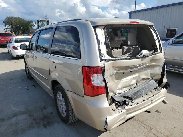 2C4RC1BG0CR327054 - 2012 CHRYSLER TOWN & COU TOURING 金色 照片 3