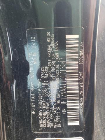 JF1ZNAA11D1713047 - 2013 TOYOTA SCION FR-S შავი ფოტო 12