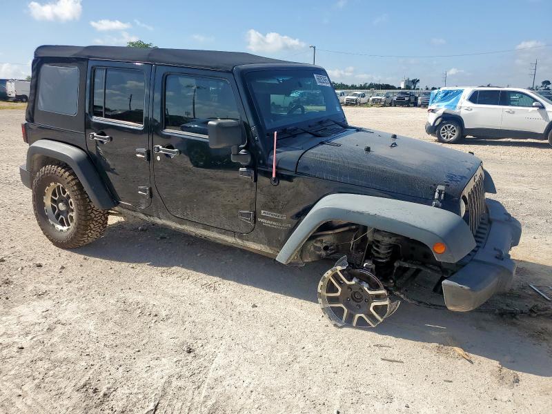 1C4BJWDG8EL244422 - 2014 JEEP WRANGLER U SPORT BLACK photo 4