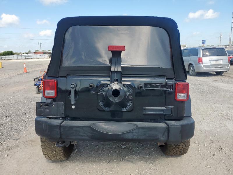 1C4BJWDG8EL244422 - 2014 JEEP WRANGLER U SPORT BLACK photo 6