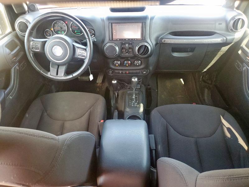 1C4BJWDG8EL244422 - 2014 JEEP WRANGLER U SPORT BLACK photo 8