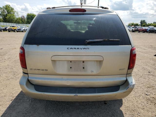 1D4GP45R37B210389 - 2007 DODGE CARAVAN SXT GOLD photo 6