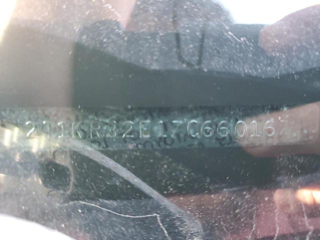 2T1KR32E17C660167 - 2007 TOYOTA COROLLA MA XR RED photo 12