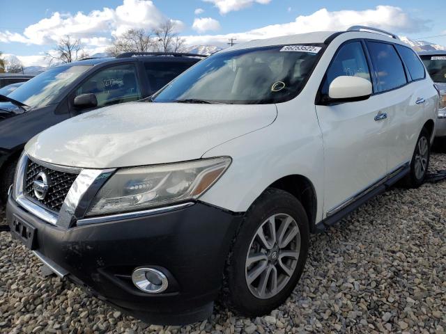 5N1AR2MM2DC637099 - 2013 NISSAN PATHFINDER S WHITE photo 2